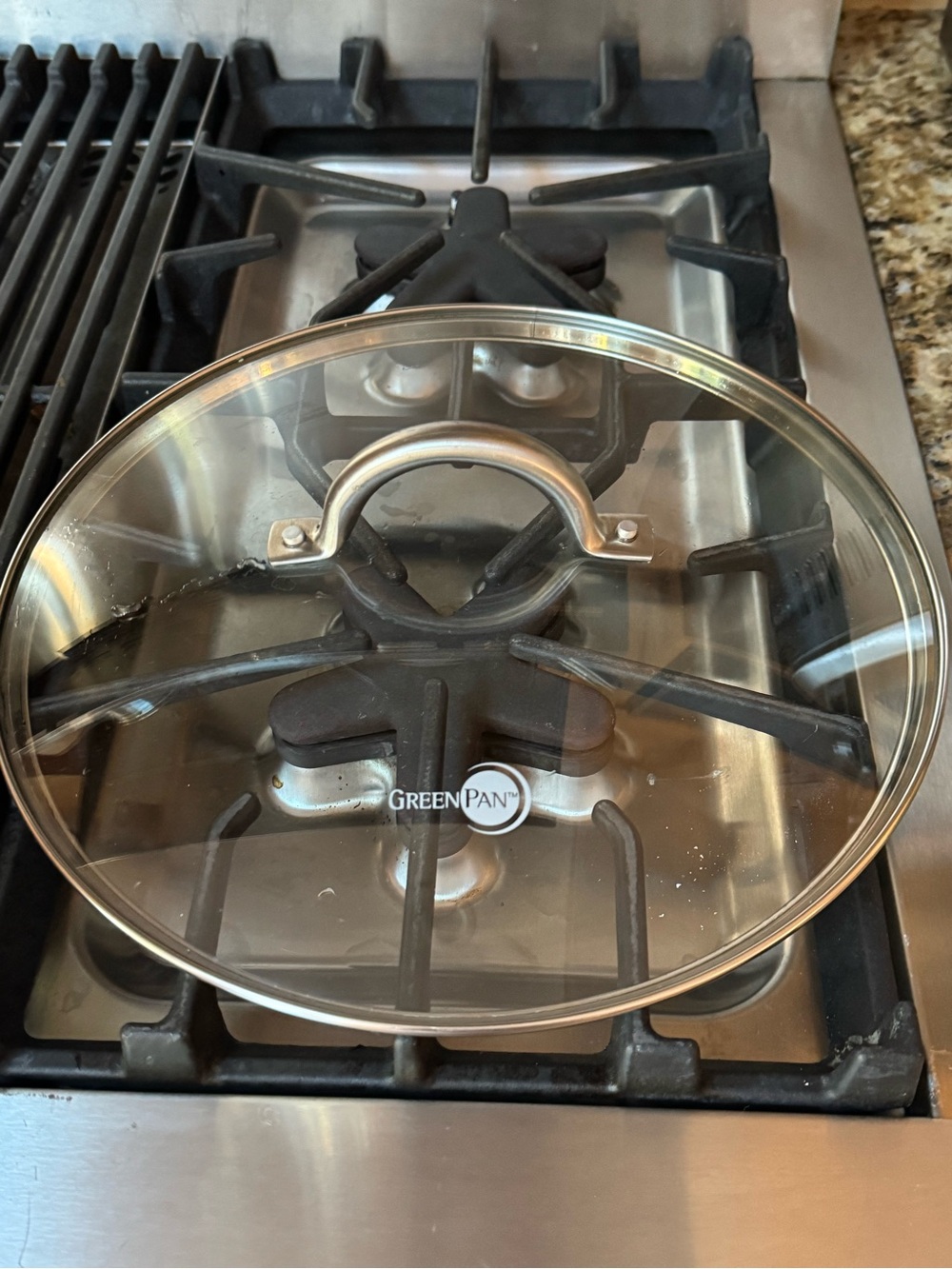 GreenPan Clear Glass Cookware 12” Lid Only with Stainless Steel Handle